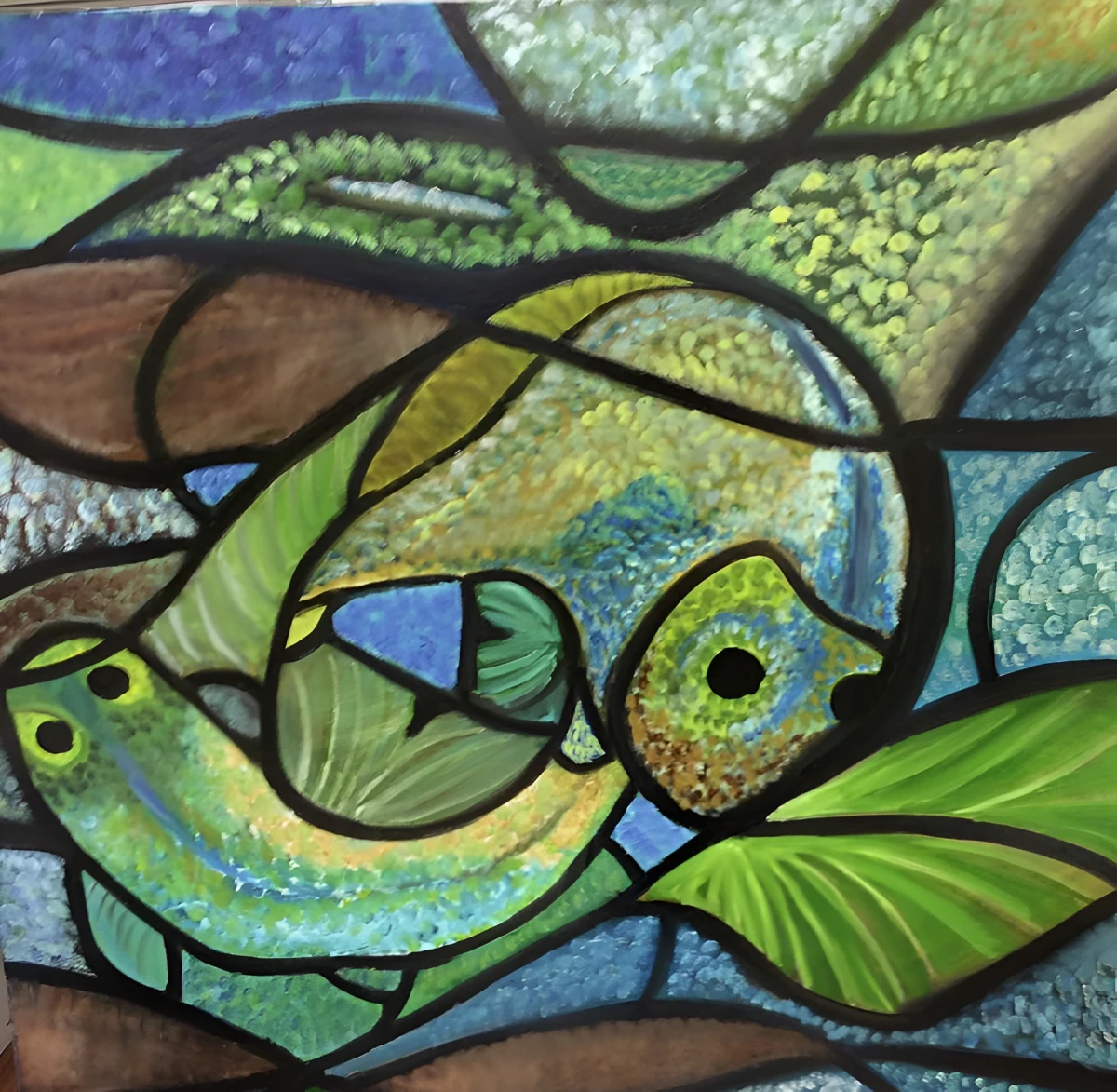 Sea Scapes In Water #2, Painting - Oil On Canvas by Dora Ybarra