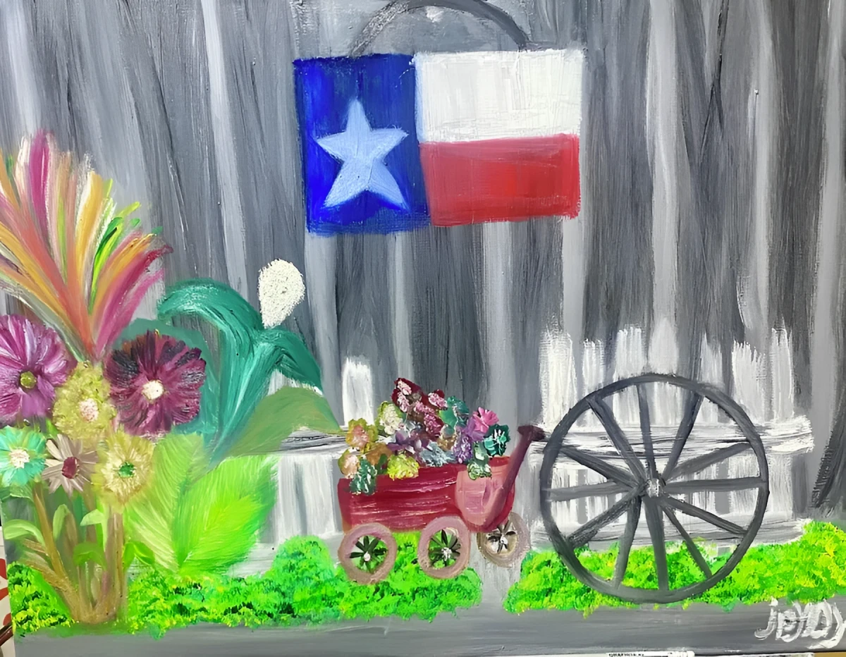 A Little Taste Of Texas, Painting - Oil On Canvas by Dora Ybarra