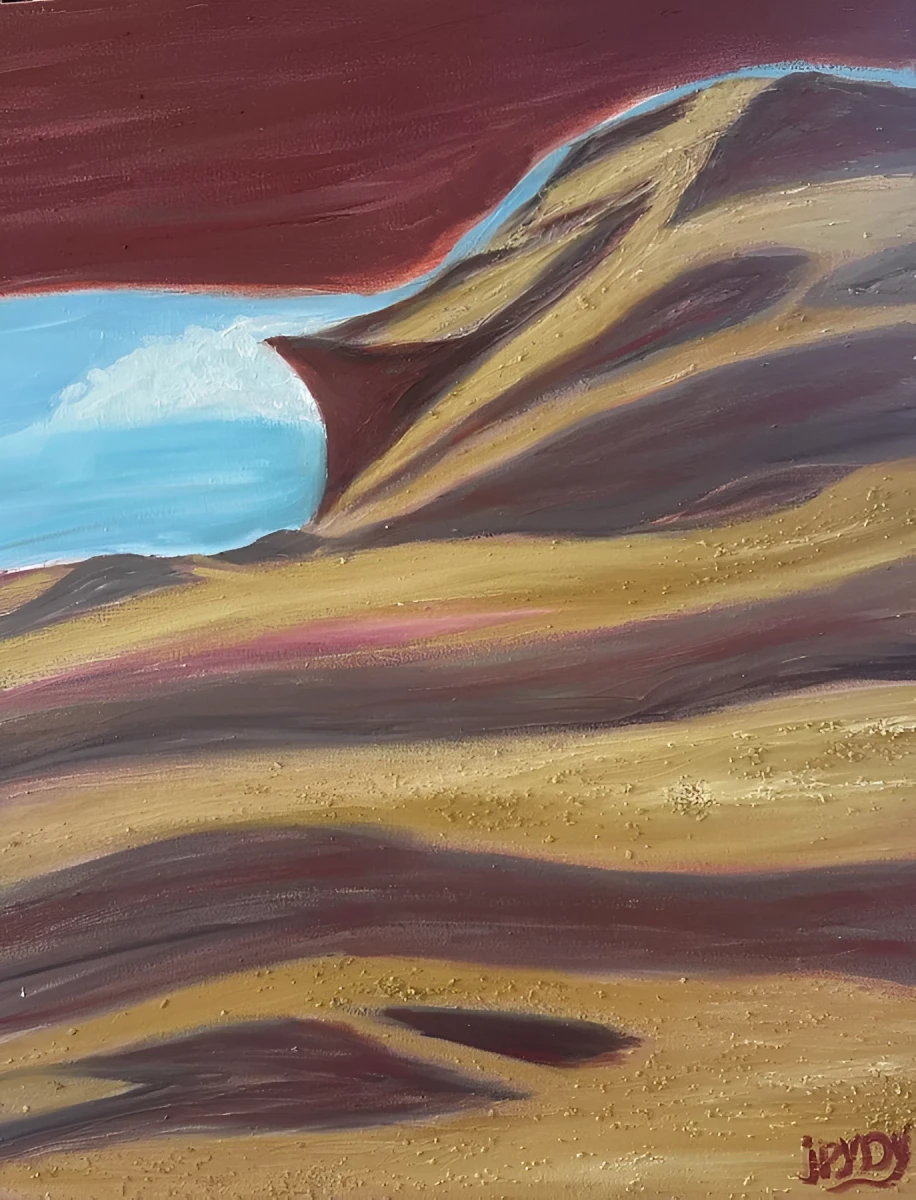 Antelope Canyon, Painting - Oil On Canvas by Dora Ybarra