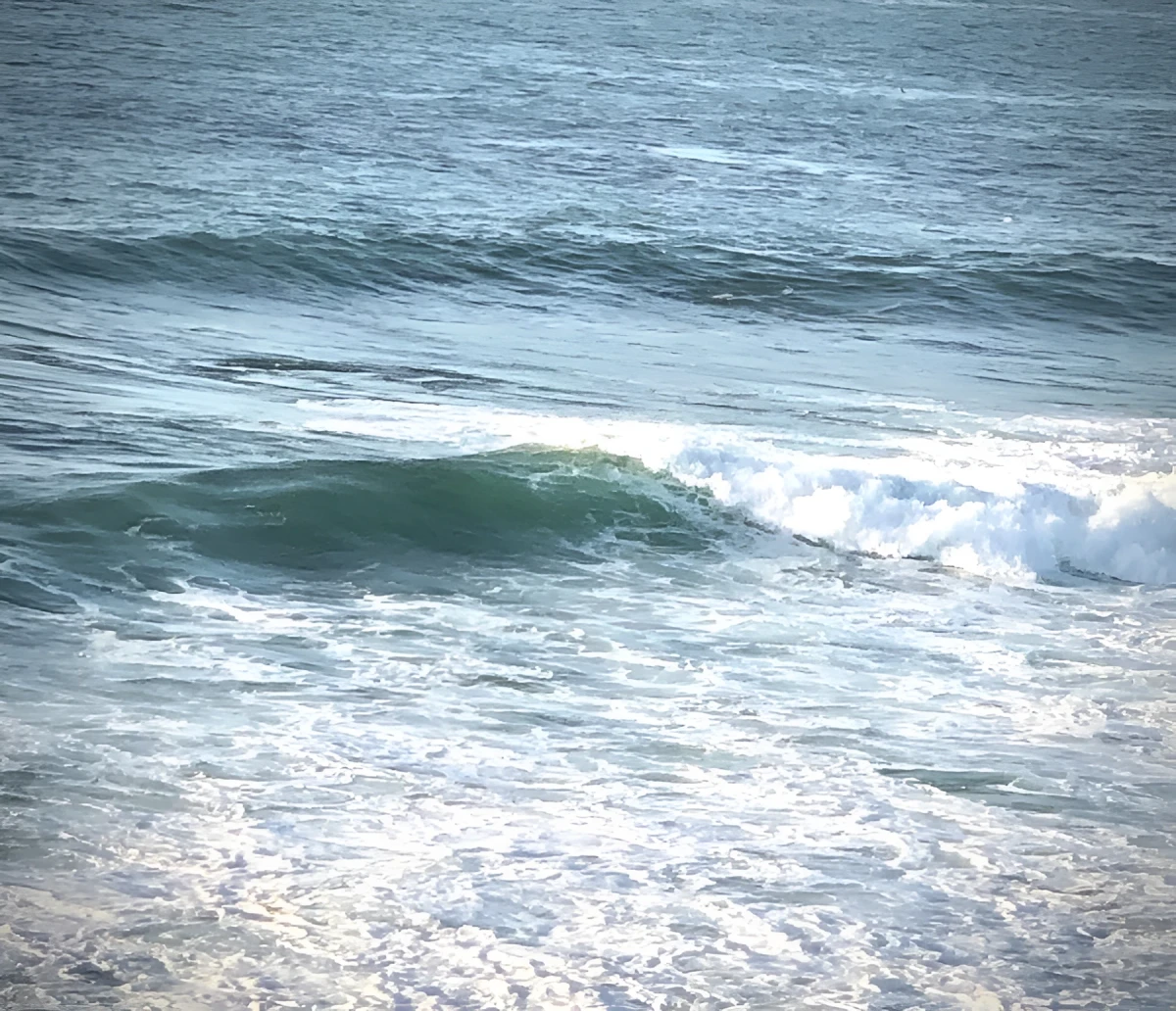 Blue Waves, Photograph - Photo by Dora Ybarra