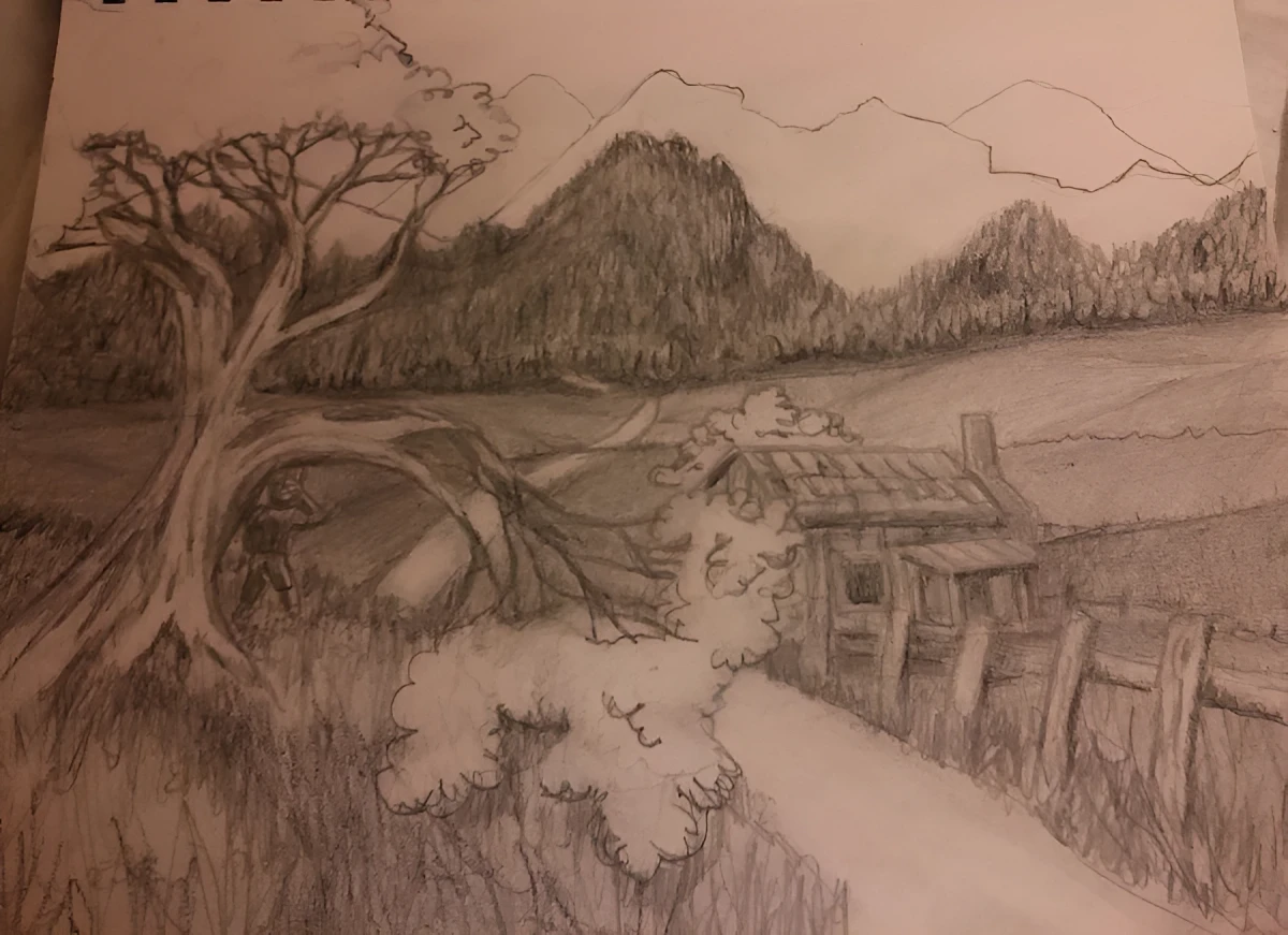 Country At Its Finest, Drawing - Pencils by Dora Ybarra