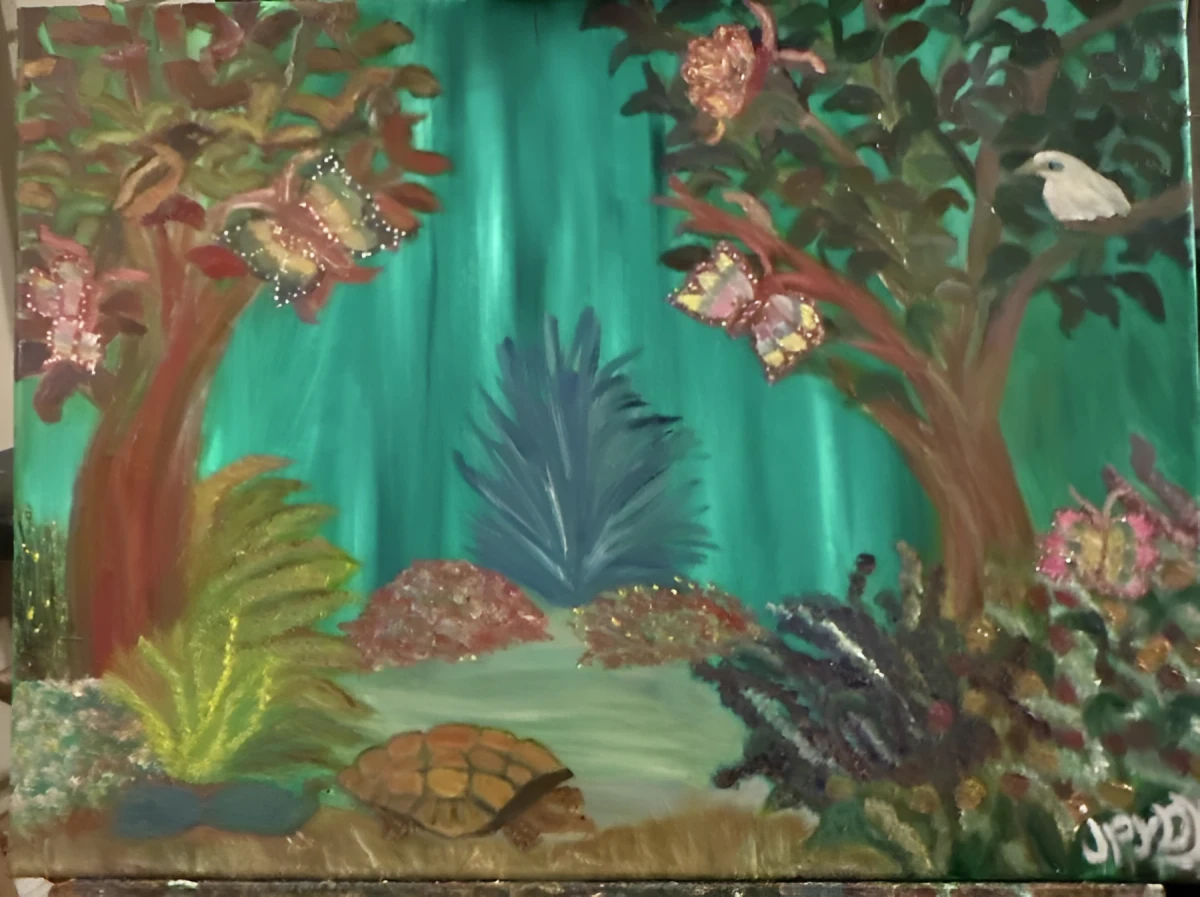 Enchanted Eternal Love, Painting - Oil On Canvas by Dora Ybarra