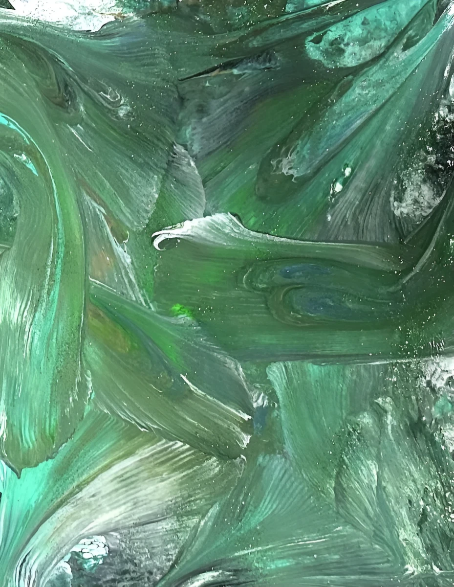 Hidden Waterfall, Painting - Acrylic On Canvas by Dora Ybarra