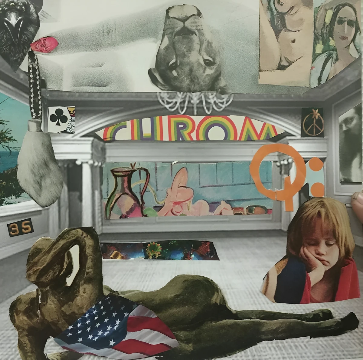 Learning History, Mixed Media - Collage by Dora Ybarra
