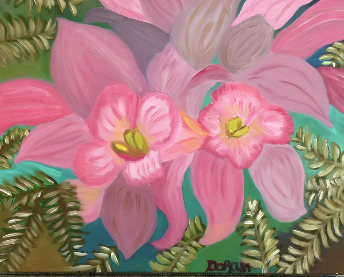 Lighten Up Your Day, Painting - Oil On Canvas by Dora Ybarra