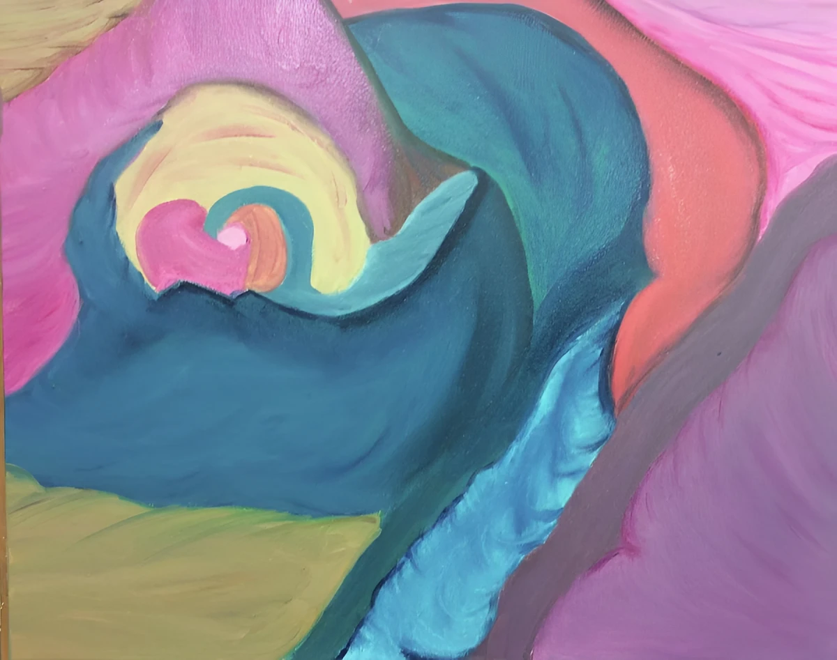 Look Inside, Painting - Oil On Canvas by Dora Ybarra