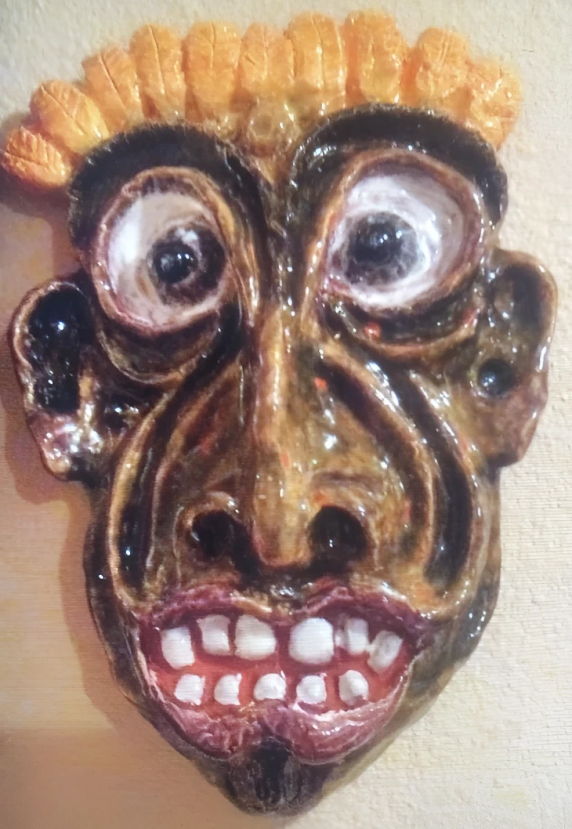Mayan Life, Sculpture - Clay Sculpture by Dora Ybarra
