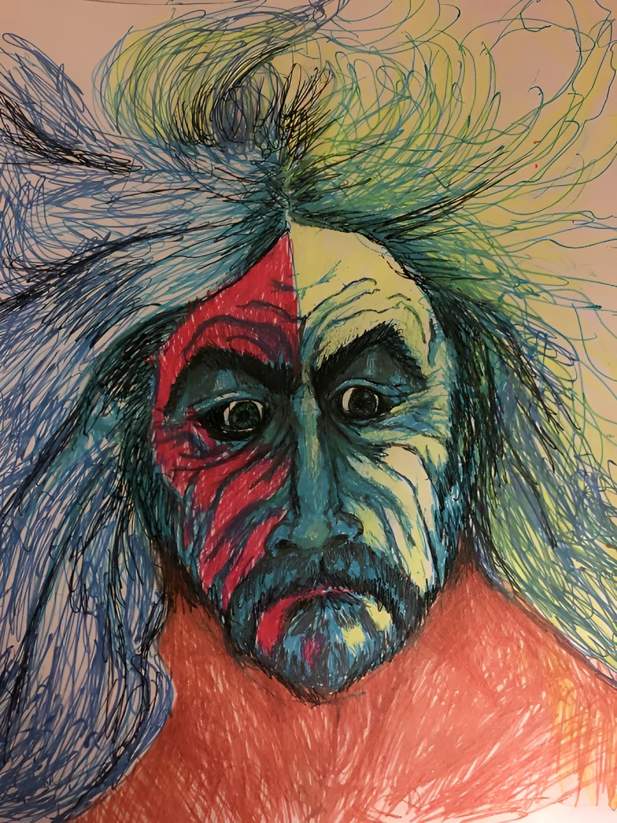 Mixed Emotions, Drawing - Pencil Drawing by Dora Ybarra