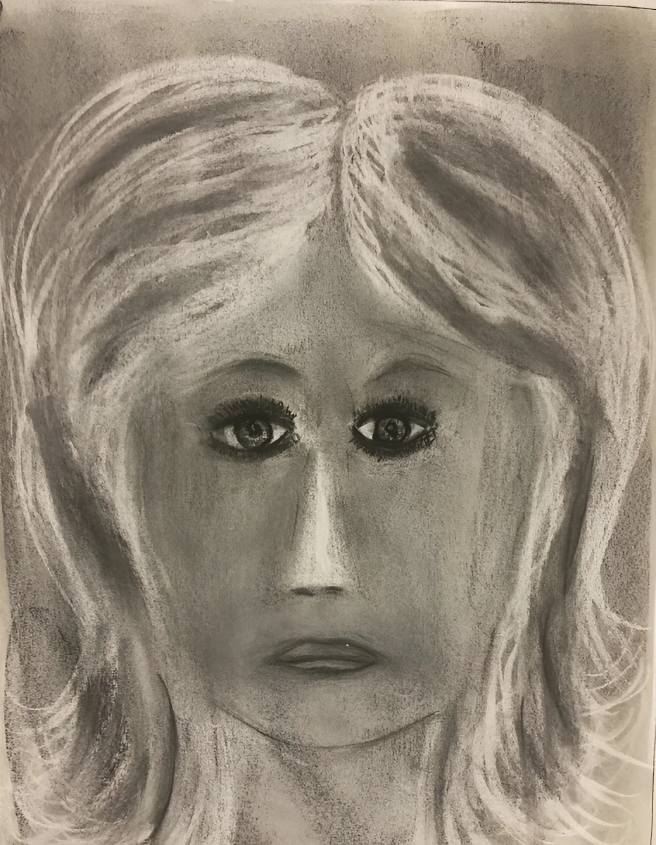 My Girl, Drawing - Chalk by Dora Ybarra