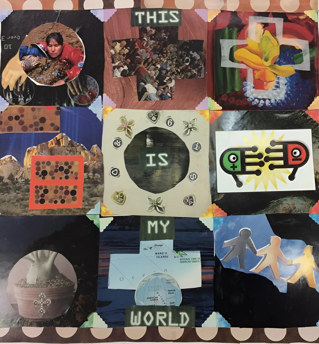 My World, Mixed Media - Collage by Dora Ybarra