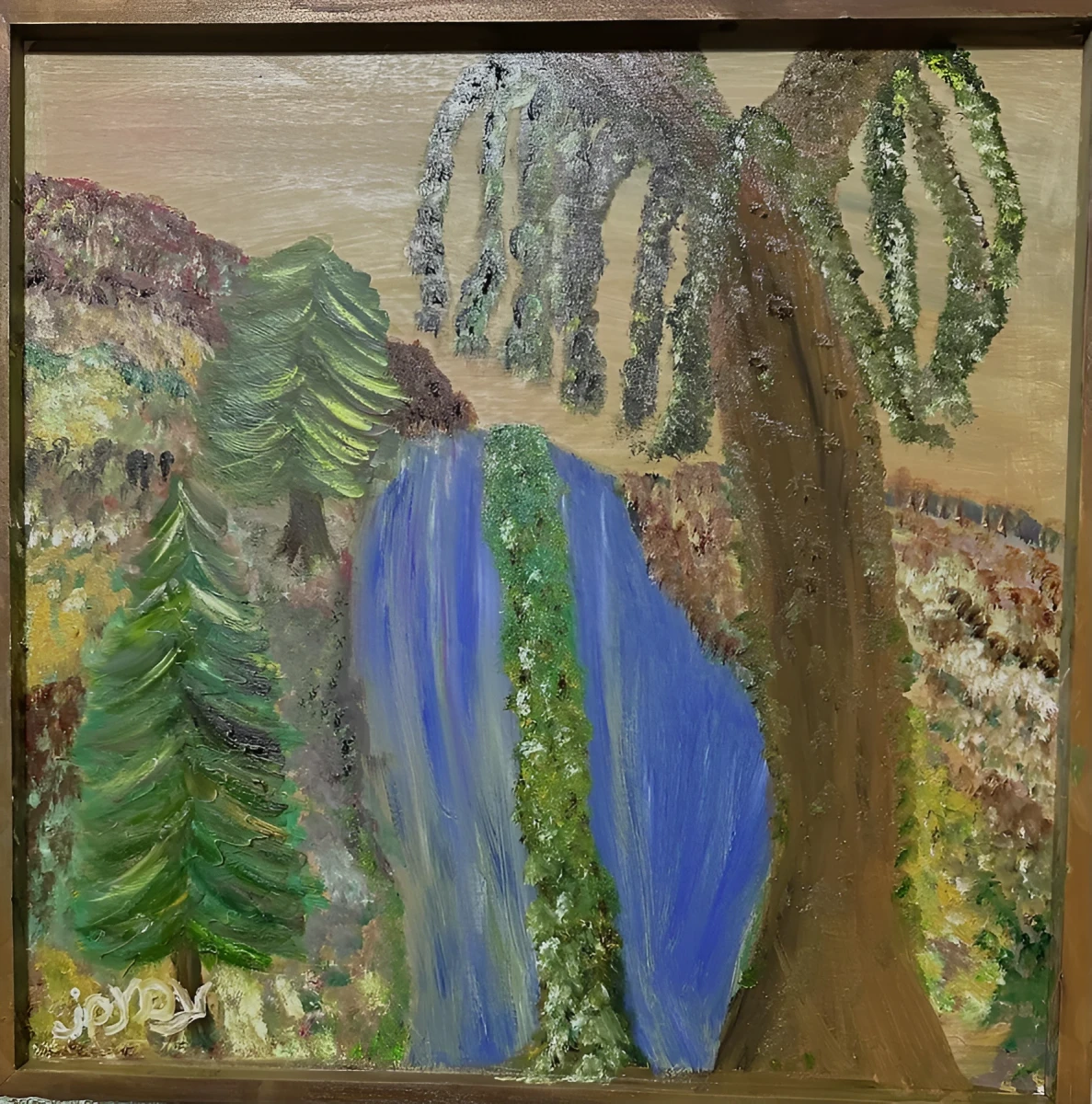 Mystic Waters, Painting - Oil On Wood by Dora Ybarra