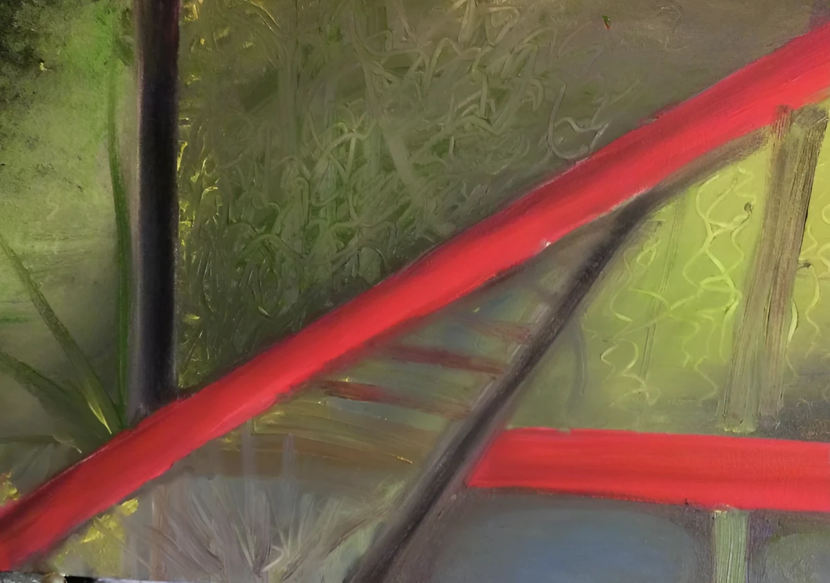 Paving A Way To Cross Over, Painting - Oil On Canvas by Dora Ybarra