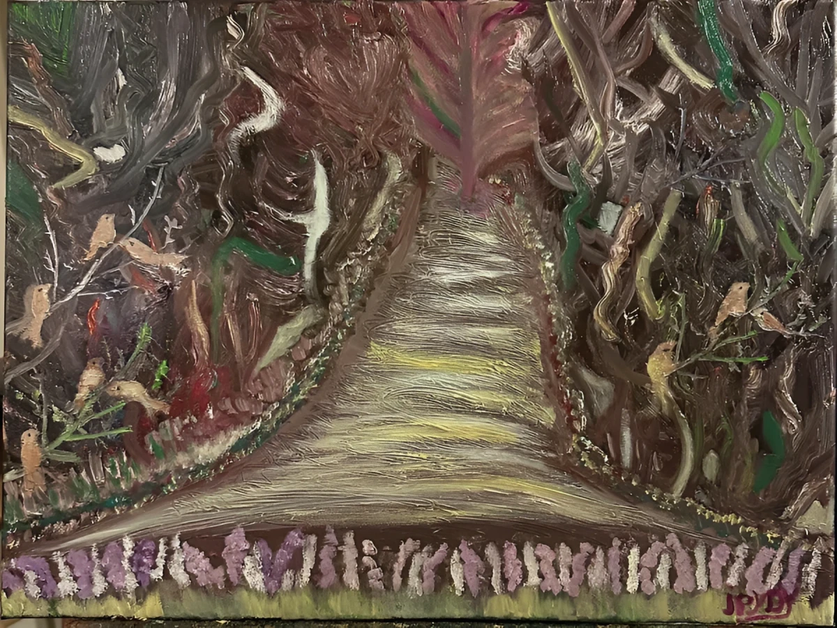 The Forever Place, Painting - Oil On Canvas by Dora Ybarra