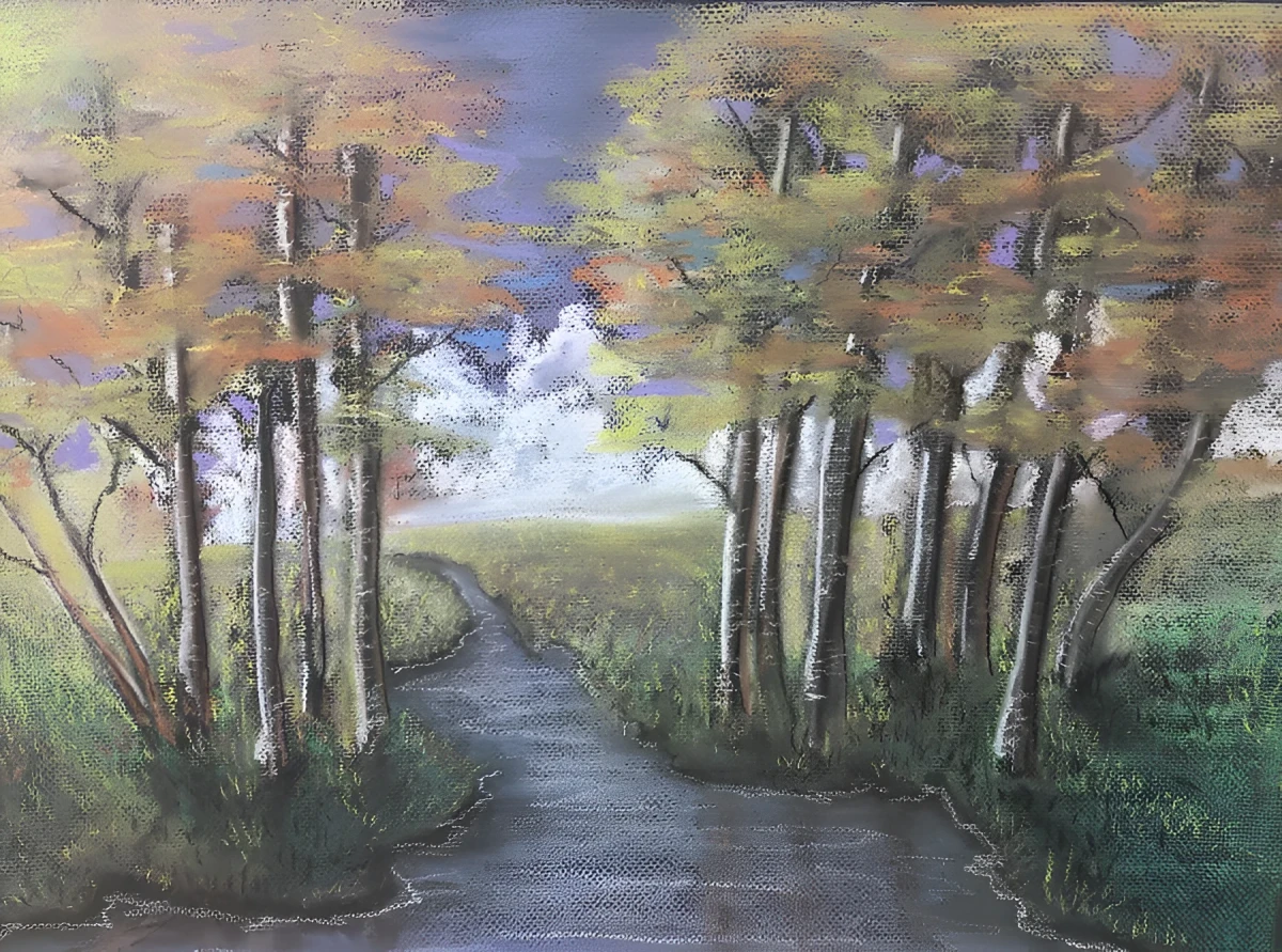 Time To Go, Drawing - Chalk And Indian Ink by Dora Ybarra
