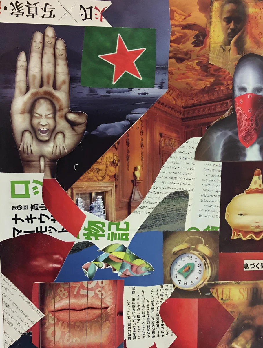 Various Worldly Thoughts, Mixed Media - Collage by Dora Ybarra